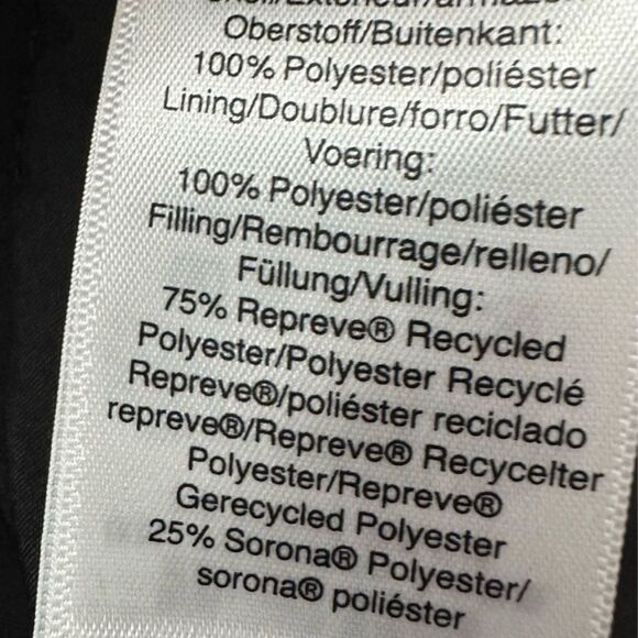 DKNY Black Puffer Jacket Women’s Size Large Black 5° Warmth DL3MPL87 - Picture 6 of 9